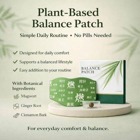 Herbal Patch Pad Balance – Mugwort Herbal Navel Patches for Menstrual Cramp Relief, Supporting Reduced Bloating Appearance, Promotes Abdominal Comfort Non-Irritating Design 1 Boxes 5 Piece (1 box) in Saudi Arabia