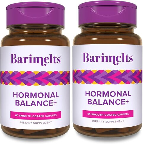 BariMelts Hormonal Balance+ for GLP-1 Users and Bariatric Patients - DIM, NAC & Chasteberry Supports Hormone Balance for Women - 120 Smooth-Coated Caplets (2-Month Supply) in Saudi Arabia