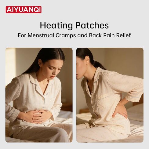 3PCS Menstrual Cramps Herbal Heating Patches for Pain Relief, Self-Heating Mugwort Patches, Full Abdomen Cover and Skin-friendly Comfortable, Rapid Heating and Keep Warm, Ideal Gift for Women in Saudi Arabia