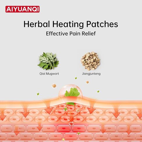 3PCS Menstrual Cramps Herbal Heating Patches for Pain Relief, Self-Heating Mugwort Patches, Full Abdomen Cover and Skin-friendly Comfortable, Rapid Heating and Keep Warm, Ideal Gift for Women in Saudi Arabia
