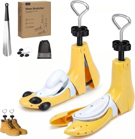 2Piece Shoe Stretcher Boot Stretcher for Men Women,Adjustable Length Width Height Expander for Wide Feet & Instep in Saudi Arabia