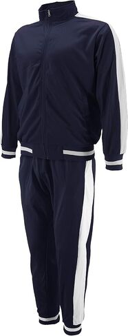 vkwear Men's Striped Athletic Running Jogging Gym Slim Fit Sweat Track Suit Set in Kuwait