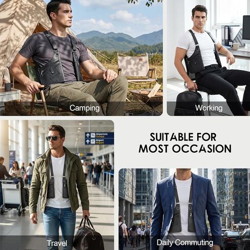 Double Shoulder Armpit Bag for Men,Adjustable Underarm Shoulder Holster Bag,Anti-Theft Wallet Pocket Phone Leisure Shoulder Pouch,Multi-Purpose Armpit Bag for Outdoor,Daily Commute 2026 in Saudi Arabia