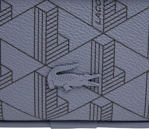 Lacoste Men's Small The Blend Satchel, Mono Folkstone Gray Abime, One Size in Kuwait