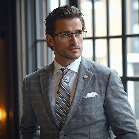 3 Pack Reading Glasses for Men, Spring Hinge Rectangular Readers for Men with Blue Light Blocking in Kuwait