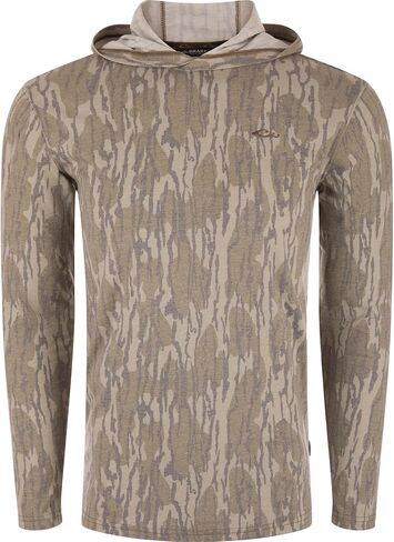 Drake Waterfowl Men's Tri Blend Hoodie | Breathable Lightweight & Quick-Drying Cotton Hooded Sweatshirt w/Built-In Stretch in Kuwait