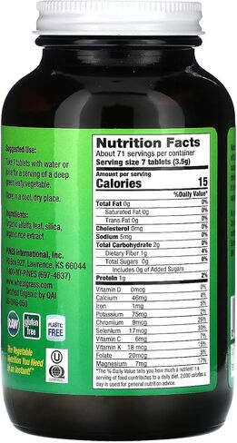Alfalfa - Organic - Tablets - 500 Tablets by Pines International in Kuwait