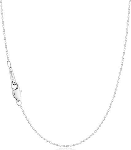 Gacimy Chain Necklace for Women, 14K Gold Plated/Silver Tone Cable Chain for Women, 1.1/1.3mm Thin Dainty Necklace Chains 16-24 Inch in Kuwait