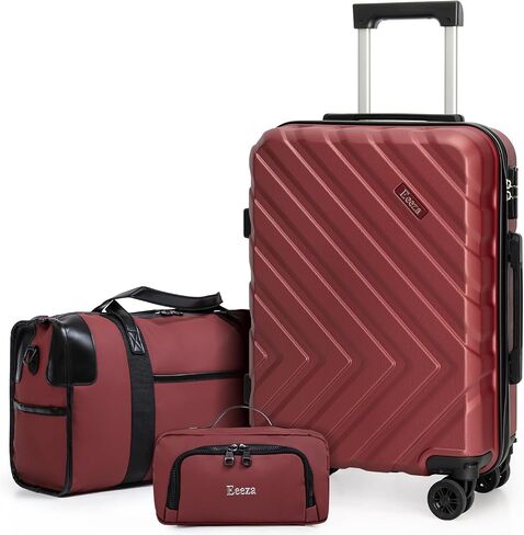 Carry on Luggage Sets,Suitcases with Detachable Wheels,Hardshell 22x14x9 Airline Approved,Durable Travel Luggage Sets with Combination Lock,Carry on Suitcase(20"/DB/TB) in Saudi Arabia