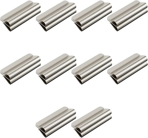 2026 New Magnetic Curtain Clips - Hold Curtains Closed, Detachable Buckle, No Drill, Privacy Protection for Indoor and Outdoor Patio Curtains (Metal, 10) in Saudi Arabia