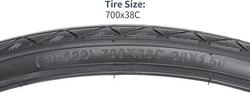 YUNSCM 2-PCS 700C Bike Tires 700x32C/32-622 60TPI and 700C Bike Tubes Presta Valve with 2 Rim Strips Compatible with 700x30C 700x31C 700x32C 700x33C 700x34C Bike Bicycle Tires and Tubes (W-3109) in Saudi Arabia