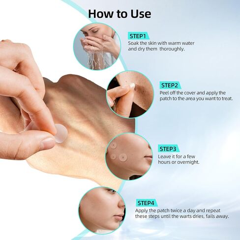Skin Removal Kit, Effective Skin Removal Kit for Home Use, Safe & Effective for Wart & SkinTags Wart Remover Patches in Saudi Arabia