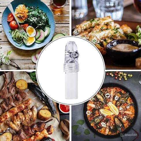 AKIRAMERUNA-Portable Glass Decorative Bottle Kitchen Spice Dispenser Portable Leak-Proof Storage Bottle for Outdoor Camping Travel in Kuwait