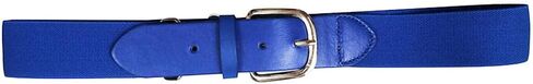 RiToEasysports Baseball Belt Softball Belt Adjustable Waist for Youth and Adult with Elastic Webbing Leather Tab 27.5-51.1 Inch Range for Baseball Golf Running (blue) in Saudi Arabia