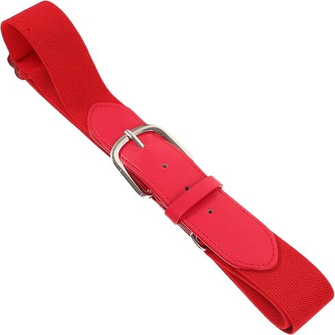 Youth Baseball Belt Red Elastic Alloy Fashion Softball Adjustable Belt for Boys Unisex Sports Accessory in Kuwait