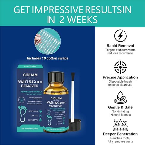 Skin Tag Remover, Wart Remover Freeze Off, Fast-Acting Wart & Skin Tag Removal, with Salicylic Acid Maximum Strength, Gentle and Painless, Easy Action, Safe for Sensitive Skin in Saudi Arabia
