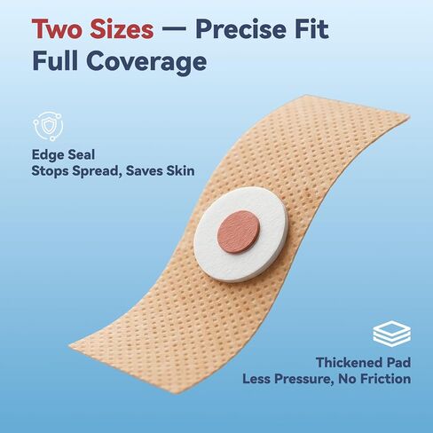 40% Salicylic Acid Wart Remover Pads — Maximum-Strength OTC, Fast-Acting Effectively Removes for Common Warts and Plantar Warts and Periungual Warts, 14 Pads (Dual-Size) and 14 Waterproof PU Films in Kuwait