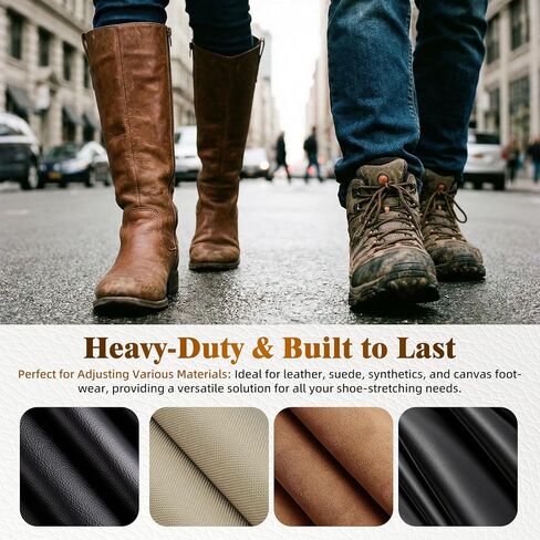 Boot Instep Stretcher & Vamp Raiser, Heavy Duty Cast Aluminum Shoe Stretcher for Western/Cowboy Boots, Adjustable Shoe Instep Raiser for Men and Women, Ideal for Work, Hiking and Daily Wear in Saudi Arabia