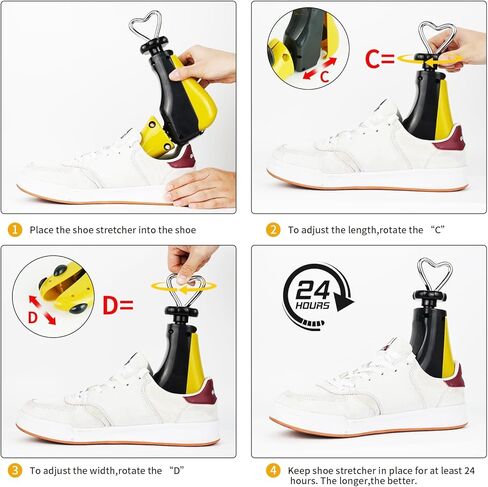 Shoe Stretcher Men Women, Boot Stretcher Men Women, Stretch Width and Length for Wide Feet, Shoe Boot Stretcher for Wide Feet (Size:Wm's 10-15; Men's 9-14) in Kuwait