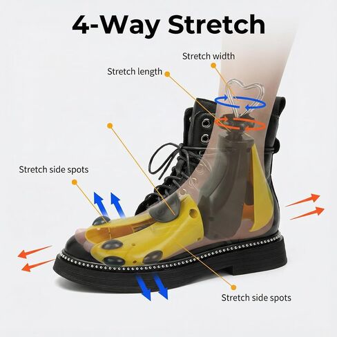 Shoe Stretcher Men Women, Boot Stretcher Men Women, Stretch Width and Length for Wide Feet, Shoe Boot Stretcher for Wide Feet (Size:Wm's 10-15; Men's 9-14) in Kuwait