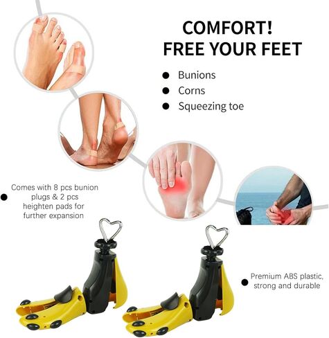 Shoe Stretcher Men Women, Boot Stretcher Men Women, Stretch Width and Length for Wide Feet, Shoe Boot Stretcher for Wide Feet (Size:Wm's 10-15; Men's 9-14) in Kuwait