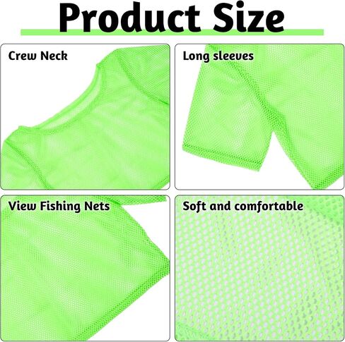 80s Neon Shirts for Women, Fishnet Top with Fishnet Gloves Women Casual Sexy 80s Costumes Suitable for Masquerade Disco Party (Green) in Kuwait