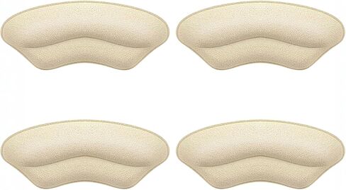 KTSAY Self-Adhesive Heel Grips & Protectors - Non-Slip Cushion Inserts to Prevent Blisters(Beige) in Kuwait
