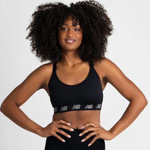 New Balance 3 Pack Seamless Sports Bras for Women, Cami Keyhole Breathability, Gym Sports Bra, Yoga Workout Set in Kuwait