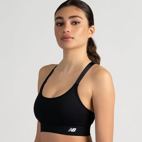New Balance 3 Pack Seamless Sports Bras for Women, Cami Keyhole Breathability, Gym Sports Bra, Yoga Workout Set in Kuwait