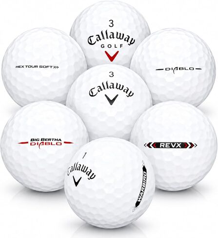 Afford-A-Ball Golf. (50 Pack) Recycled for Callaway Miscellaneous Mix. White Golf Balls. Golf Supplies for Men & Women. Best Budget Golf Balls. in Saudi Arabia