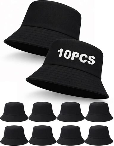 Bucket Hats Bulk for Men Women Solid Color DIY Blank Hat Summer Packable Fishing Hats for Beach Travel in Saudi Arabia