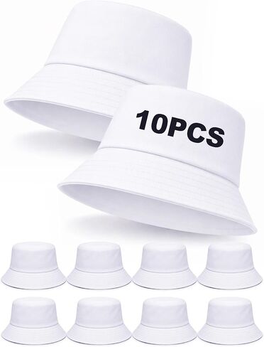 Bucket Hats Bulk for Men Women Solid Color DIY Blank Hat Summer Packable Fishing Hats for Beach Travel in Kuwait
