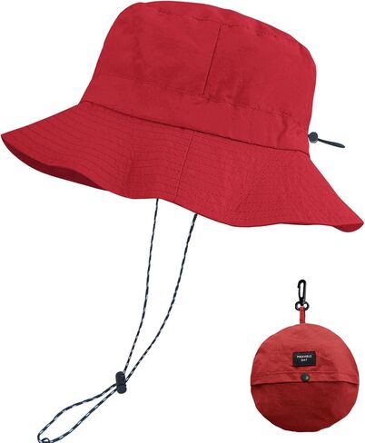 PFFY Packable Sun Bucket Hat for Men Women Outdoor UV Protection Sun Hats Waterproof Lightweight Hiking Outdoor Cap in Kuwait