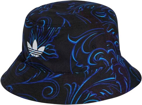 adidas Argentina Bucket Hat – Trefoil Logo Soccer Cap, Lightweight Sun Protection, Black/Lucid Blue/White, 100% Recycled Polyester in Kuwait
