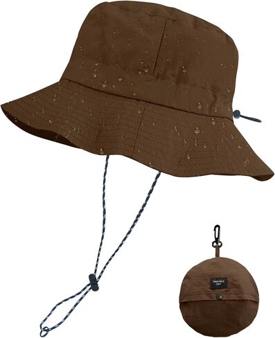 PFFY Packable Sun Bucket Hat for Men Women Outdoor UV Protection Sun Hats Waterproof Lightweight Hiking Outdoor Cap in Kuwait