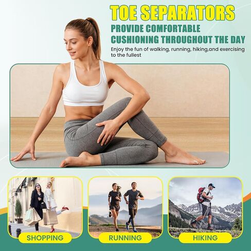 Foam Toe Separators for Women & Men – 30 Pack Breathable Toe Spacers & Corn Pads to Reduce Toe Friction, Relieve Bunions, Blisters & Overlap in Saudi Arabia