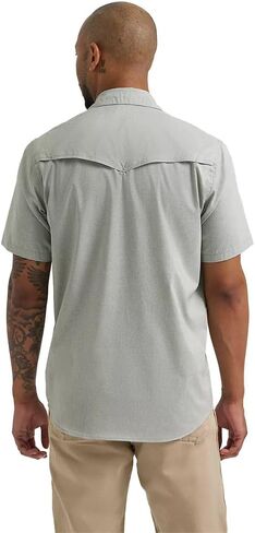 Wrangler Men's Iceberg Green Drover Utility Shirt in Kuwait