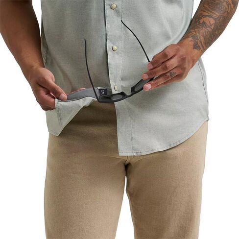 Wrangler Men's Iceberg Green Drover Utility Shirt in Kuwait