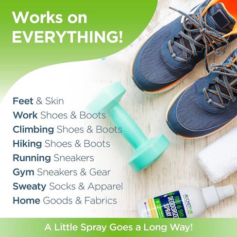 Rocket Pure Natural Foot and Shoe Deodorizer Spray, Deodorant and Odor Eliminator for Smelly Feet, Smell Remover, Formulated with Essential Oils, Made in the USA, Lemon, 4 fl oz in Saudi Arabia