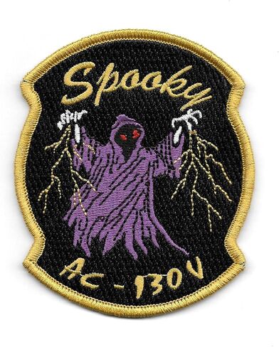 USAF Spooky AC-130U Lockheed Collectors Patch in Saudi Arabia