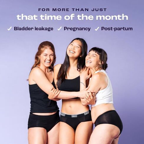 Bambody Absorbent Boxer, Period Underwear for Women - Day and Night Protection - Combortable, Soft, Breathable in Saudi Arabia