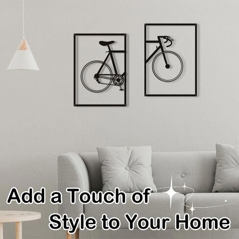 2 Pack Black Modern Wall Art for Living Room Minimalist Framed Wall Decor 3D Textured Metal Wall Sculptures Decorative Home Sign for Patio Bedroom Bathroom Garden Office in Saudi Arabia