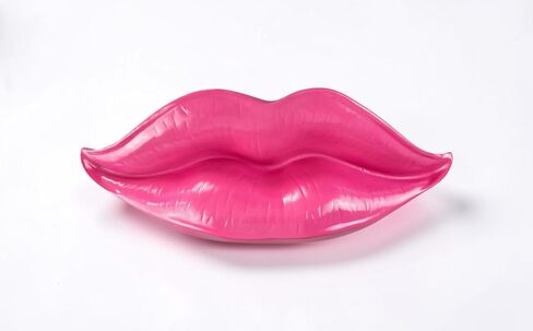 Big Lip Wall Sculpture Art, 12.6" / 55cm, Statue Decor Lip Wall Statue, Wall Art (Pink) in Saudi Arabia
