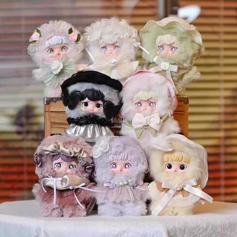 Yomi Rose Nocturne Series Plush Cute keychain Blind Box (1 of 9 Possible Styles) Key Ring Collectible Birthday Gifts (V2-1Pc Blind Box) in Kuwait