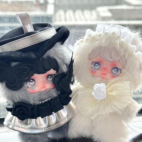 Yomi Rose Nocturne Series Plush Cute keychain Blind Box (1 of 9 Possible Styles) Key Ring Collectible Birthday Gifts (V2-1Pc Blind Box) in Kuwait