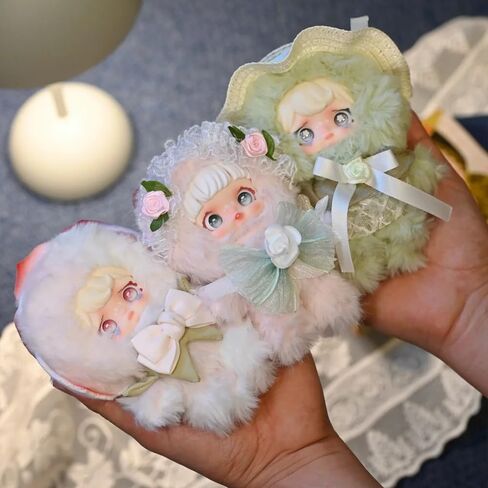 Yomi Rose Nocturne Series Plush Cute keychain Blind Box (1 of 9 Possible Styles) Key Ring Collectible Birthday Gifts (V2-1Pc Blind Box) in Kuwait