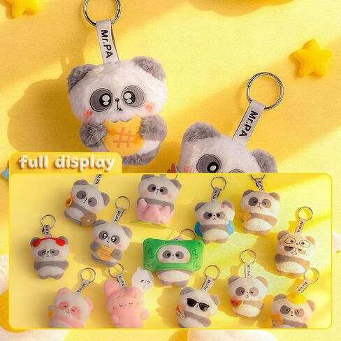 MR.PA Daily Office Grind Series Plush Pendant Blind Box, Cute Mystery Collectible Toy, Bag Charms for Work Desk Decor, Holiday Birthday Gift for Office Workers, Single Box in Kuwait