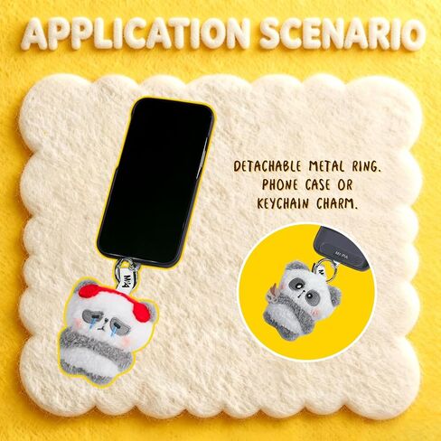 MR.PA Daily Office Grind Series Plush Pendant Blind Box, Cute Mystery Collectible Toy, Bag Charms for Work Desk Decor, Holiday Birthday Gift for Office Workers, Single Box in Kuwait