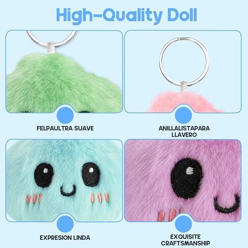 vizethru Dumplings Squishy Plush Keychain,Plush dumplings toys collectible,Dumpling stuffed animal for Party Favors & Collectibles(6 pcs) in Saudi Arabia