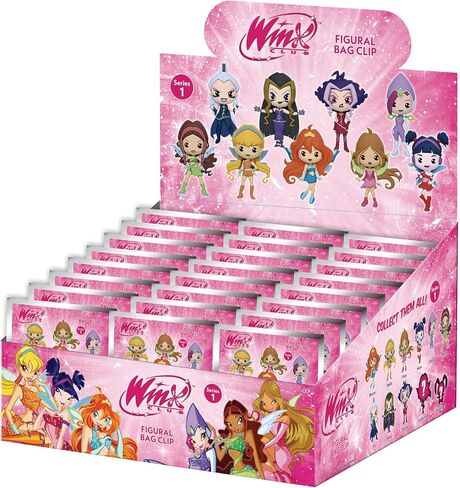 Winx Club 3D Foam Bag Clip, Series 1 – Blind Bag (ONE Random Figure) – Rainbow Spa Character Keychain/Backpack Accessory | Official Licensed Merchandise in Kuwait